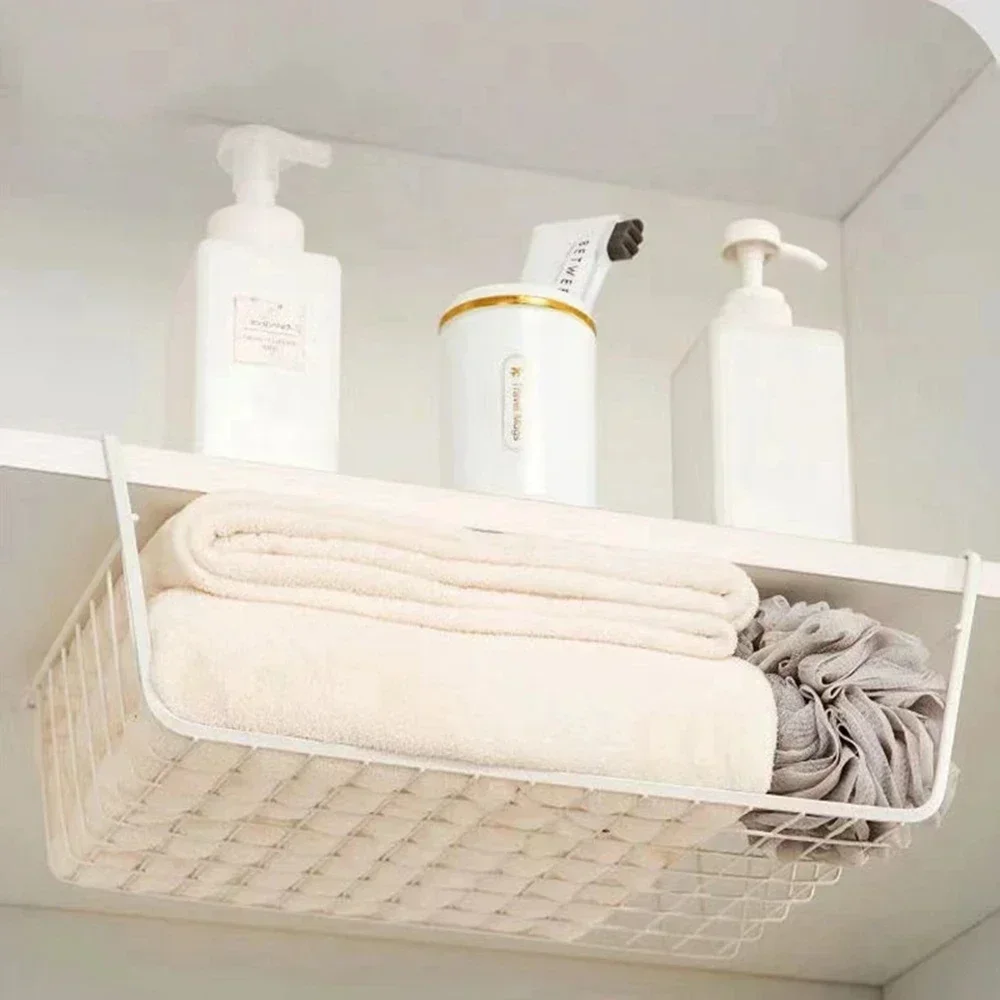 Kitchen Appliances Cabinet - 1Pc Tiered Hanging Storage Basket Kitchen