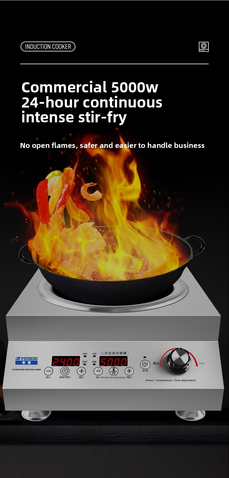 220V Commercial Induction Cook - Induction Cooktop Portable recension och pris